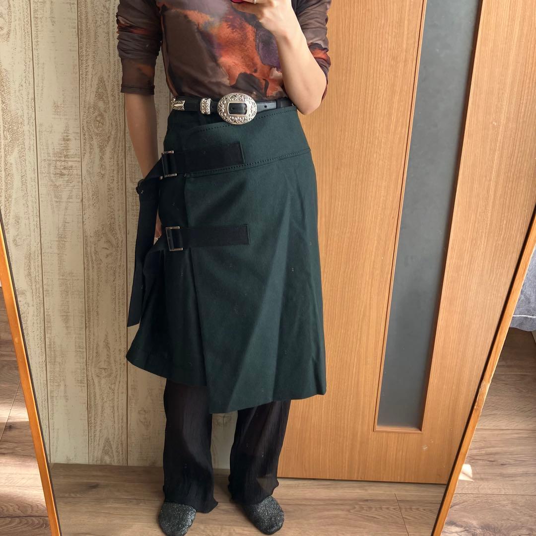 sacai✸ウールラップスカート✸16-02871