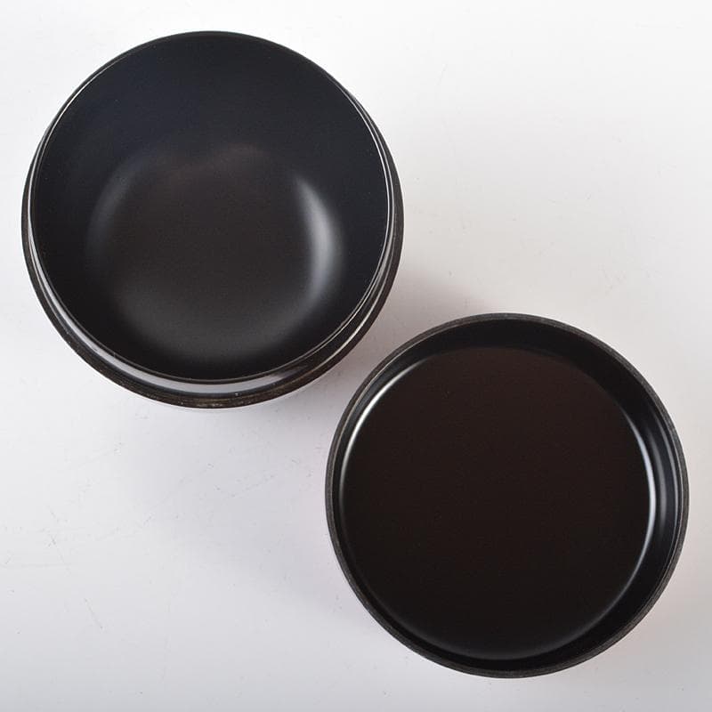 茶道具　松雲造　登亀蒔絵　中棗　極め箱　M　R6556