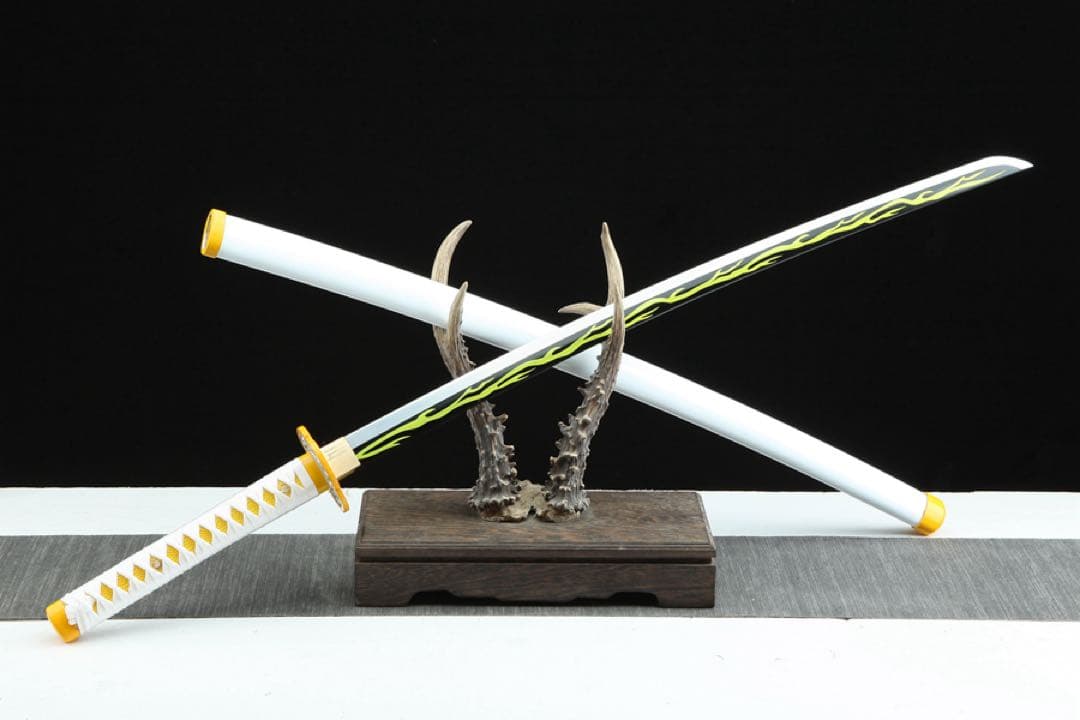 鬼滅の刃-我妻善逸 模造刀 居合刀 武士道 ロールプレイ 手鍛造打