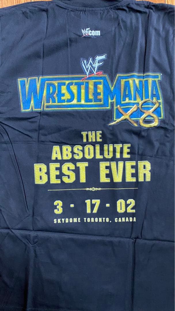 WWE Tシャツ ロックvsホーガン レッスルマニア18 WWE ICON vs ICON