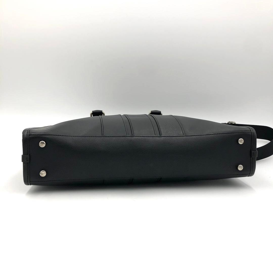 【未使用に近い✨】コーチ ボンド ブリーフケース スムースレザー 2WAY 黒色