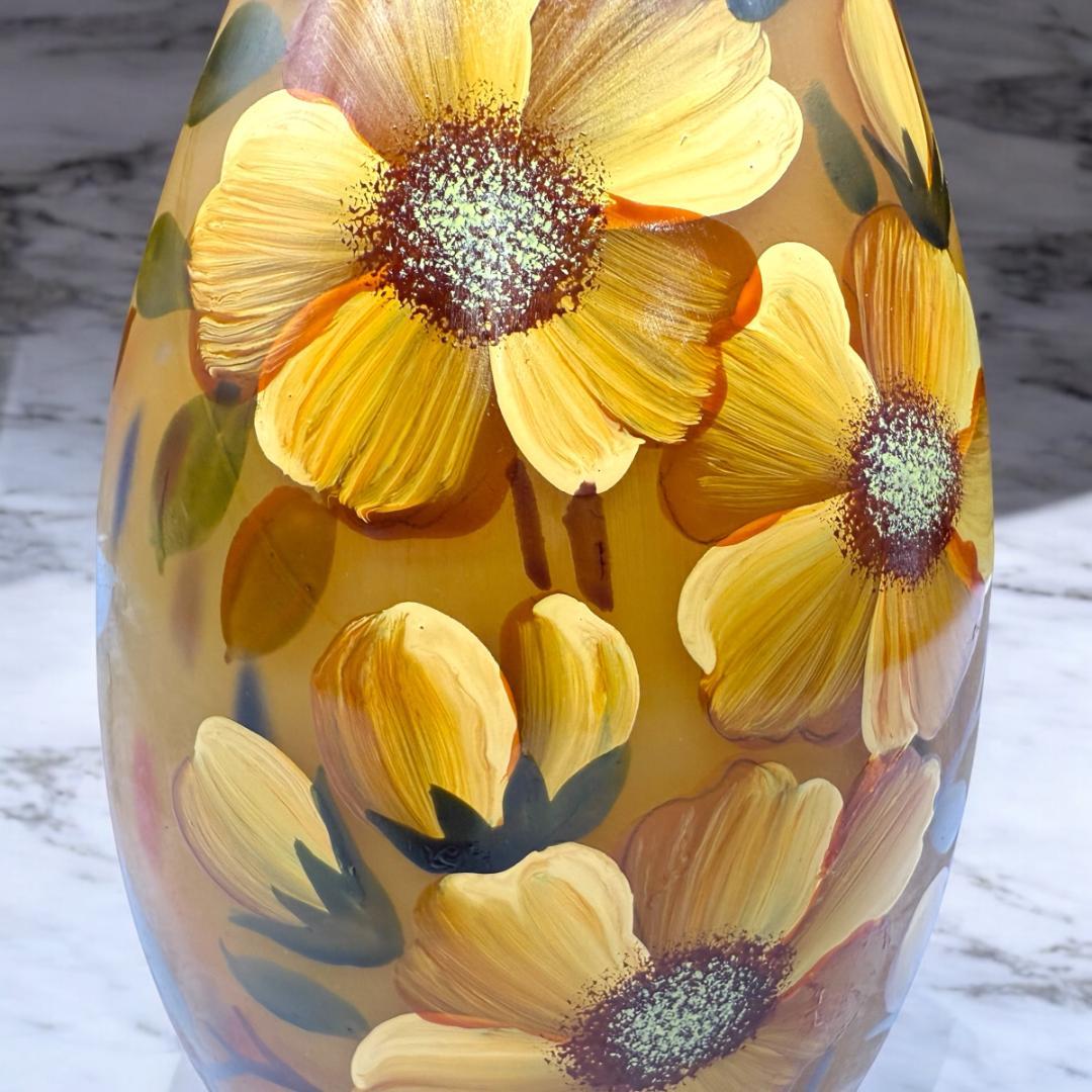 証明書付】ドームナンシー 花瓶 高さ20cm 幅8.5cm カメオ彫りの通販は