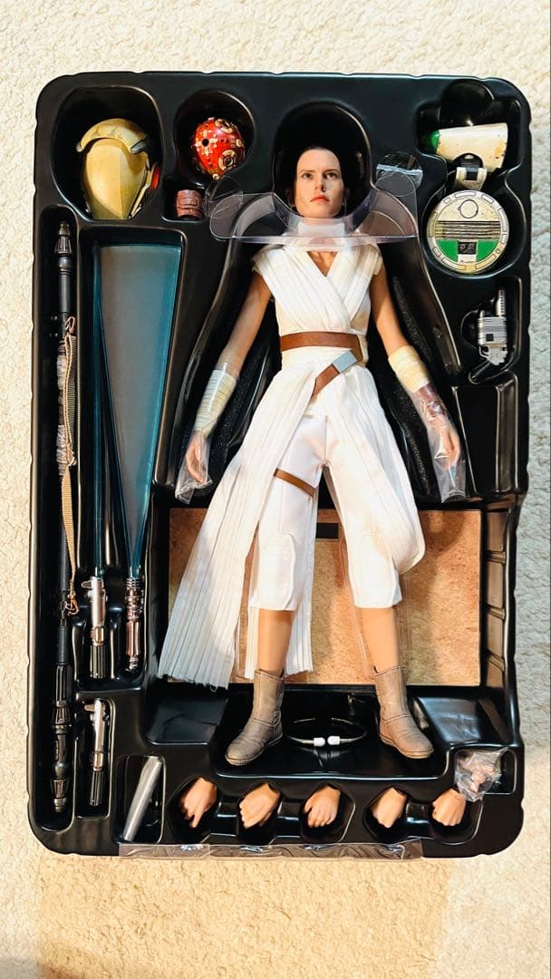 美品 レイ スターウォーズ ホットトイズ マスターピース フィギュア