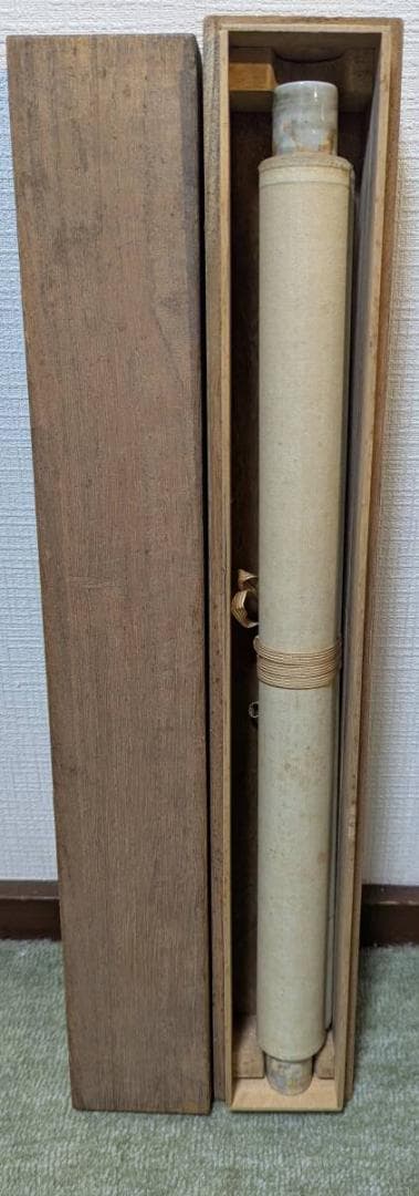 【真作】掛軸　三尾の小魚図　洒脱な筆遣い　淡彩魚図　素朴な味わい　T110