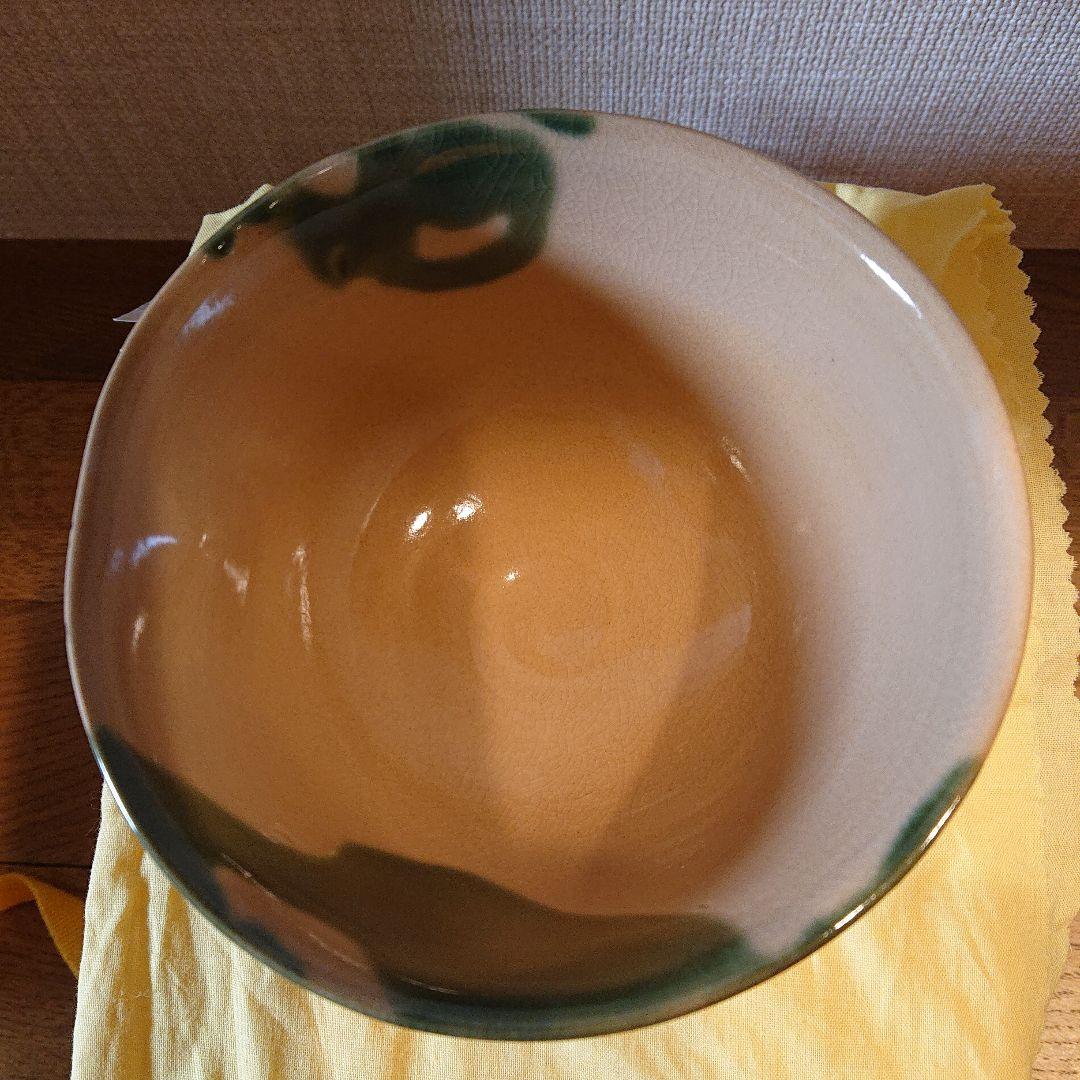 茶道具 銹絵 玉絵茶碗 西村徳泉