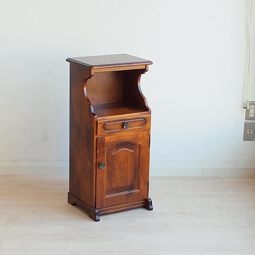 80´s オールドカリモク/karimoku コロニアル 電話台 ビンテージ