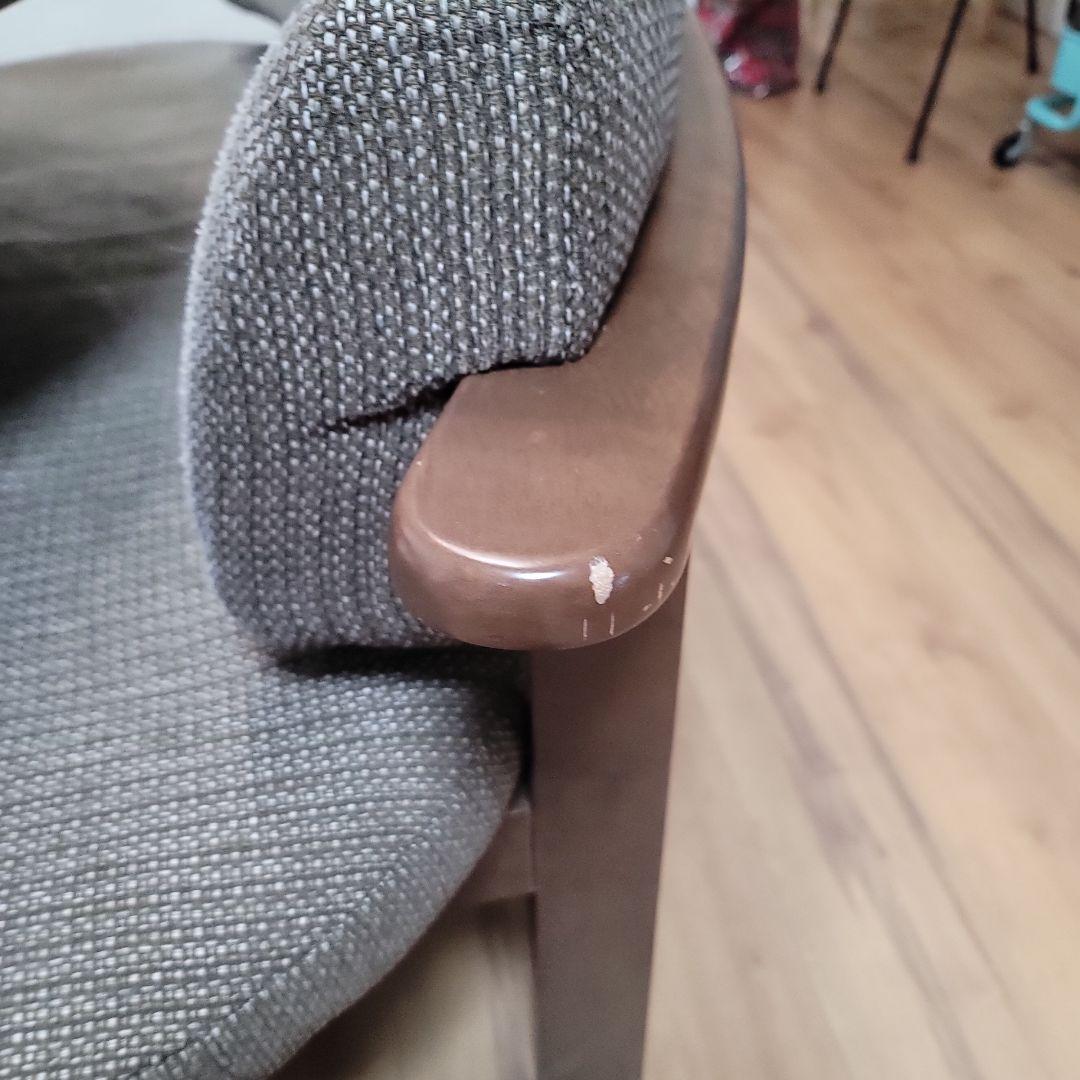 東京インテリア　円形ダイニングテーブル　椅子セット　ブラウン