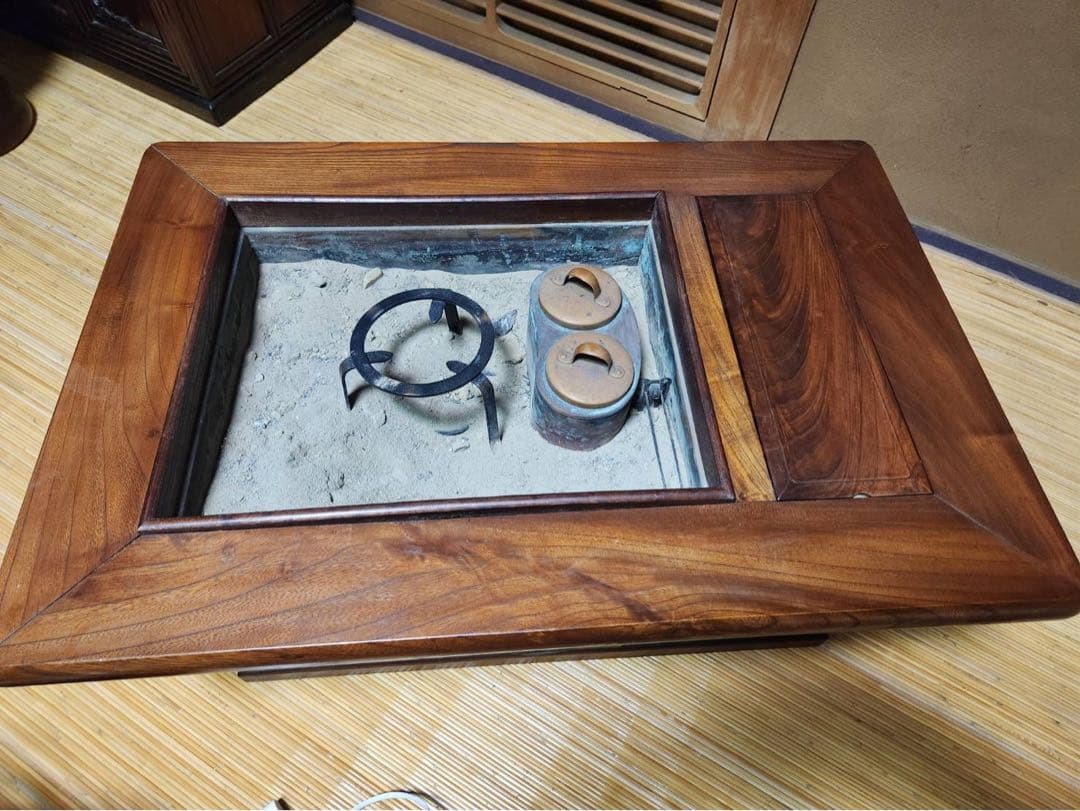 b*_様 木製火鉢 引き出し付き 炭用具付き 楽天市場】木製（火鉢