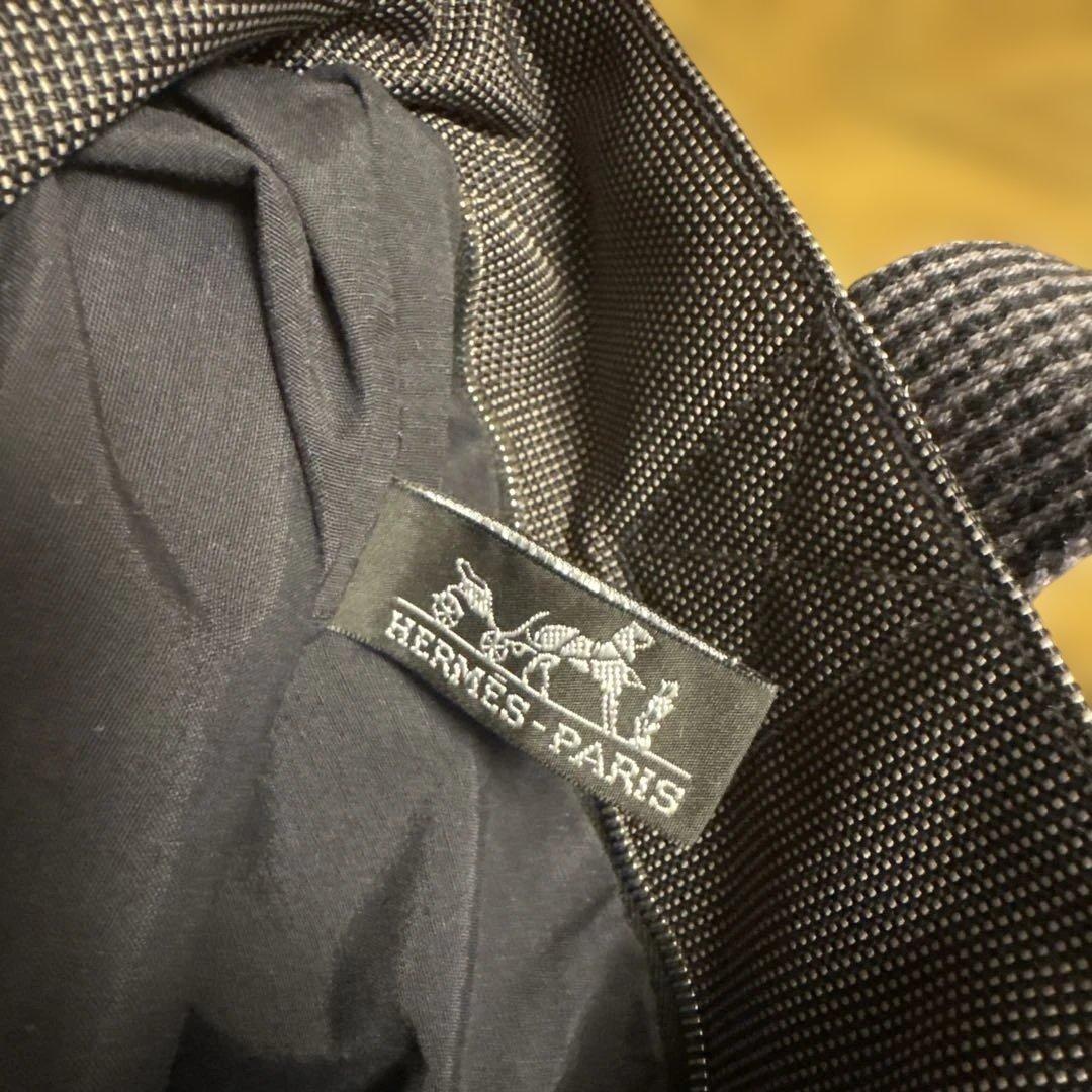 HERMESエルメス/カバス エールライン 縦型 キャンバス A4収納可