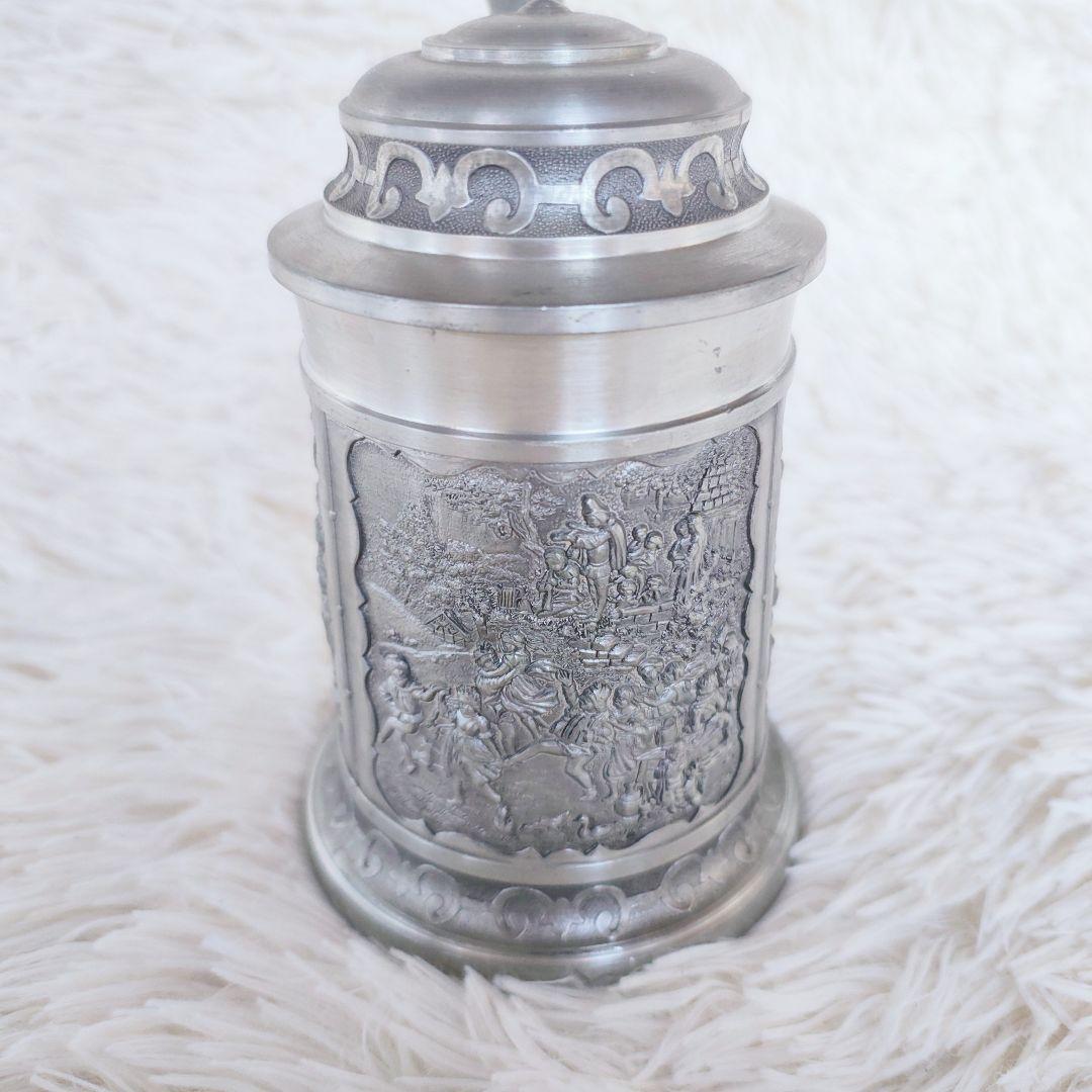 ピューター ビアマグ ビアジョッキ アンティーク ヴィンテージ 錫製