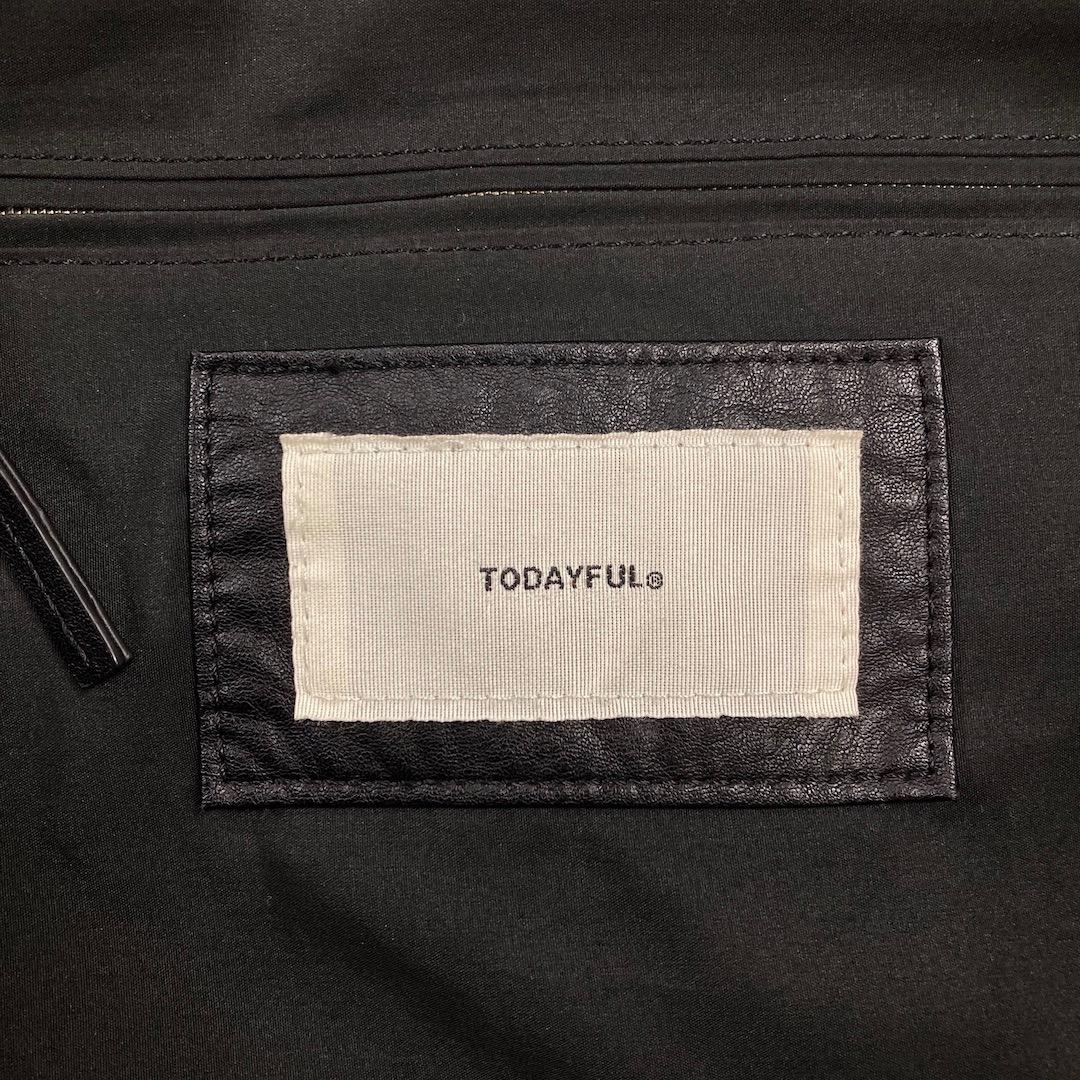 美品 TODAYFUL Ecoleather Shoulder Bag ブラック