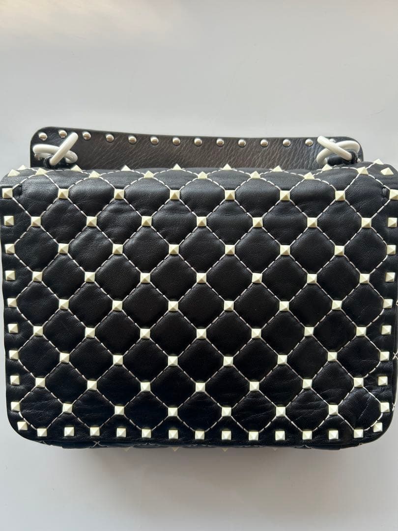 VALENTINO ロックスタッズスパイク　チェーンショルダーバッグ　2way