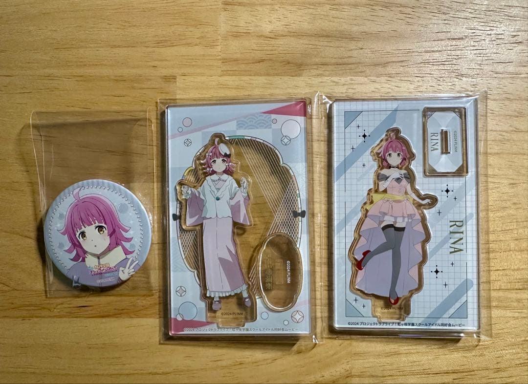 ラブライブ 虹ヶ咲 えいがさき 缶バッジ ダンス衣装 優木せつ菜 2点