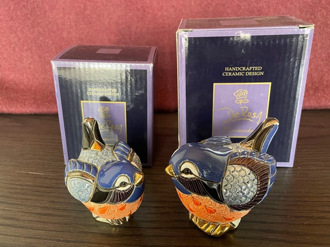 De Rosa デ・ローザ 陶器 フィギュリン 置物 鳥 セット - メルカリ