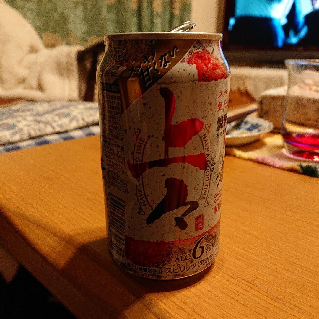 キリン上々梅ソーダの空き缶 キリン 上々 焼酎ソーダ 梅 350ml 缶（お酒）｜商品・品質情報（お酒