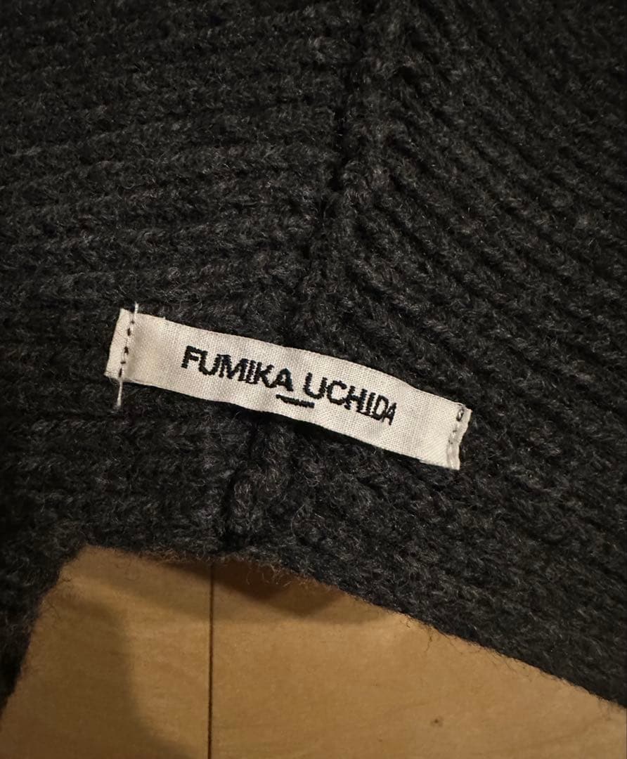 フミカウチダ fumika uchida オフショルダーニット マフラー - メルカリ