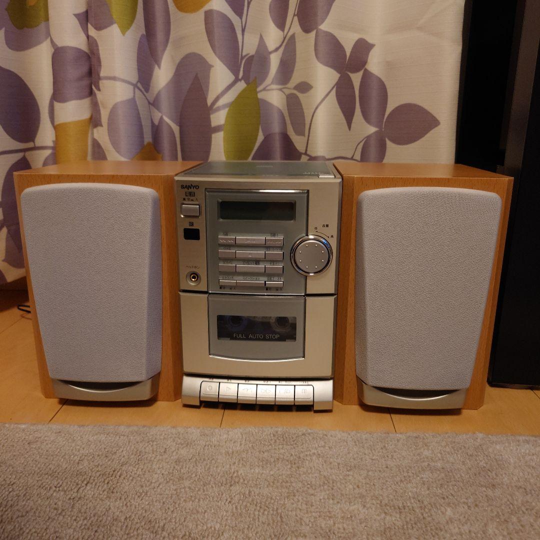 SANYO CD、カセットミニコンポ - メルカリ
