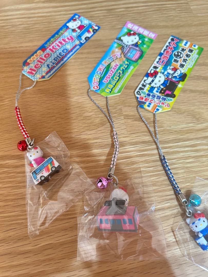 ご当地キティ　根付けストラップ　レア　アルピコ　ロープウェイ　築地市場