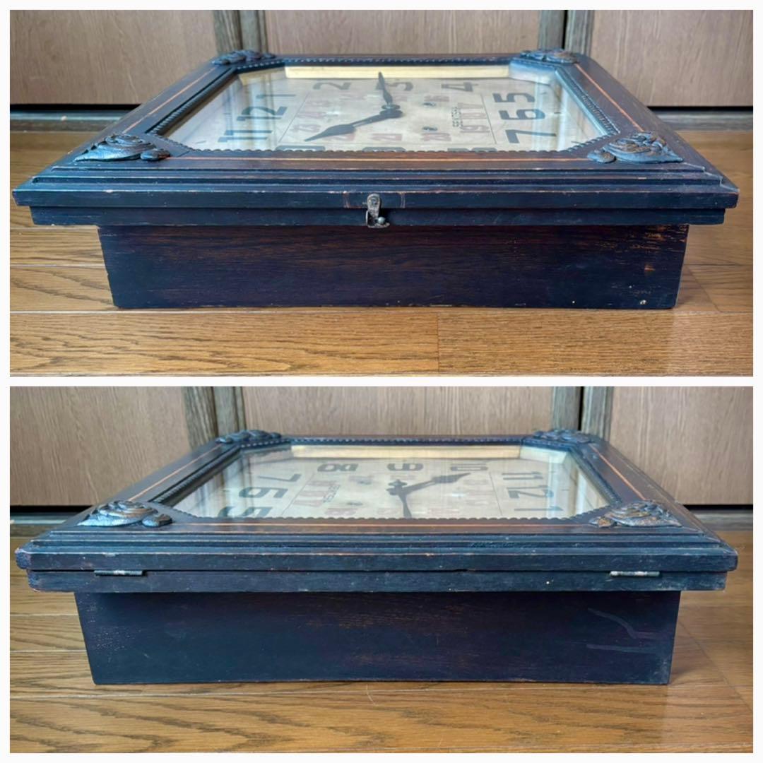 【希少】精工舎 角型グレシャム 掛時計