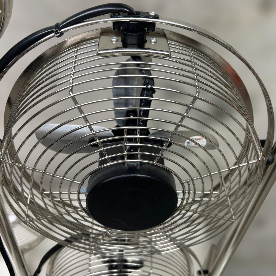 清掃済み　リモコン付き　ドウシシヤ　メタル扇風機　MBM-2381 3連