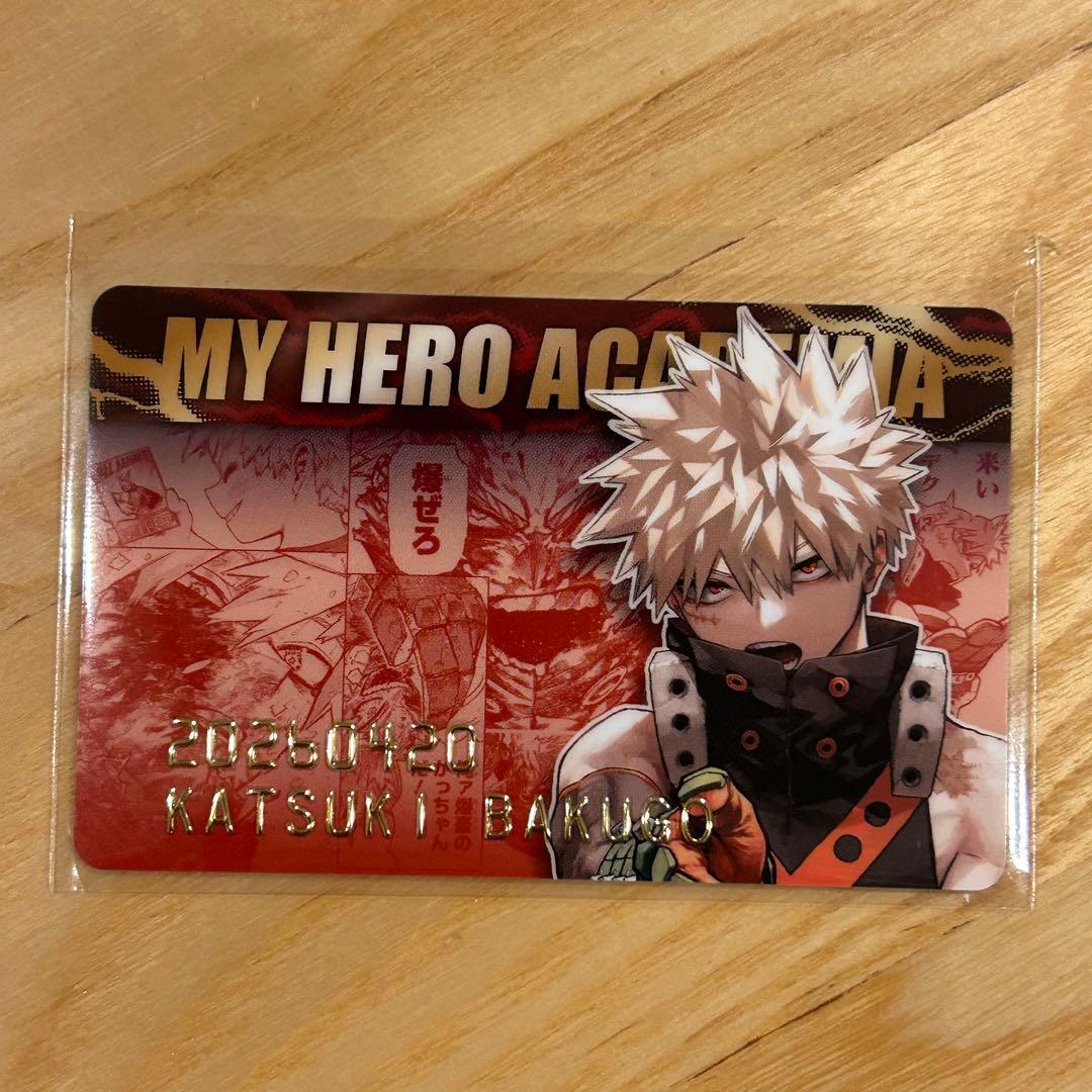 新品】ヒロアカ 2026 バースデイコレクションカード 3枚 爆豪勝己