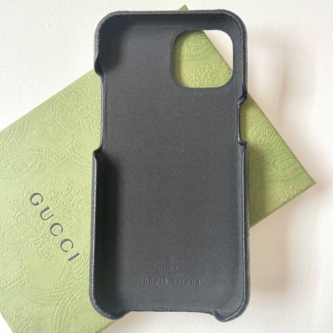 グッチ GUCCI iPhone15 スマホケース GG ジャンボ レザー