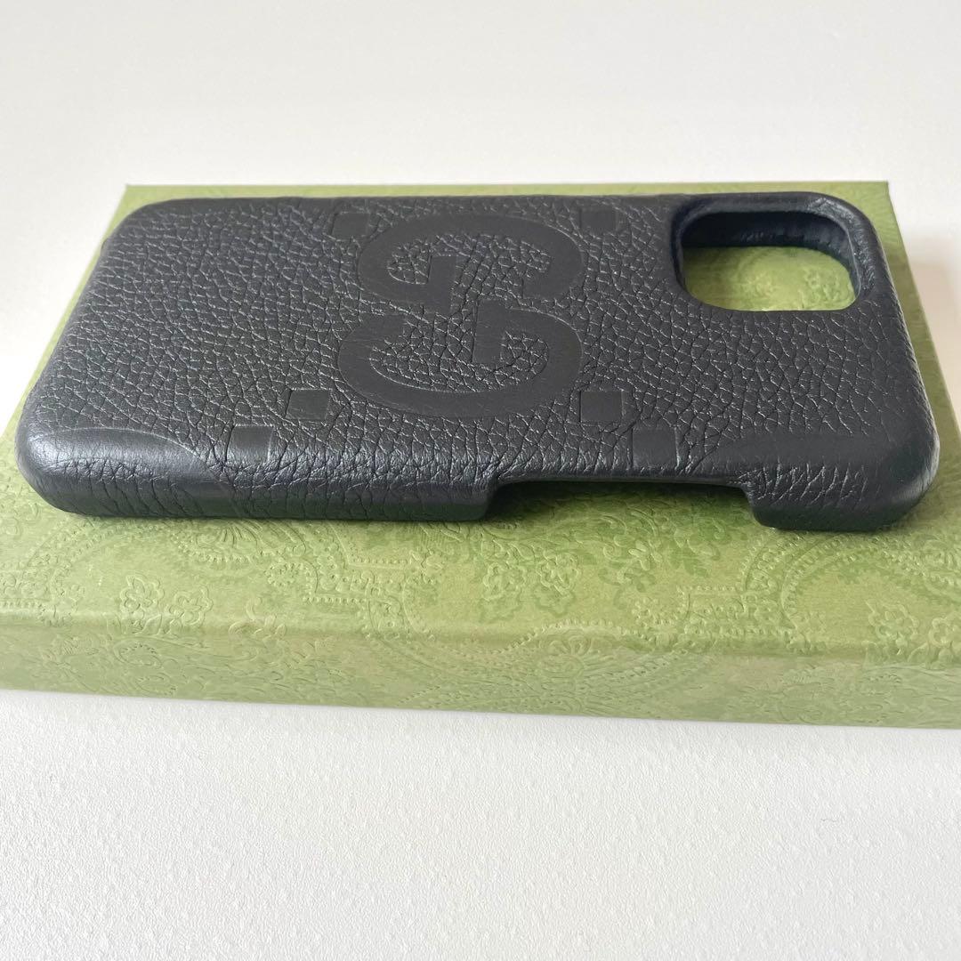グッチ GUCCI iPhone15 スマホケース GG ジャンボ レザー