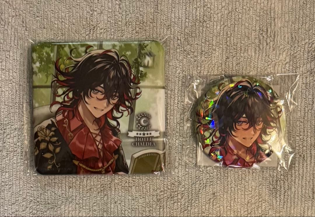 ホテルカルデア 宿泊特典 ダンテ 缶バッジ ホログラム缶バッジ 合計2点
