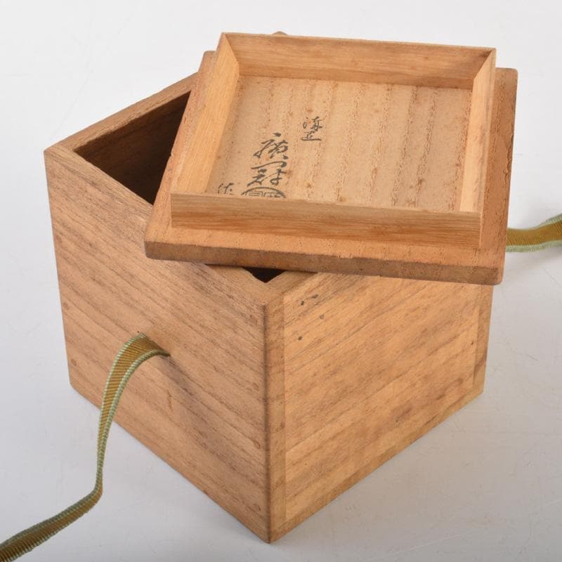 茶道具　廣鳳作　真塗　黒漆　大棗　共箱　V　6658