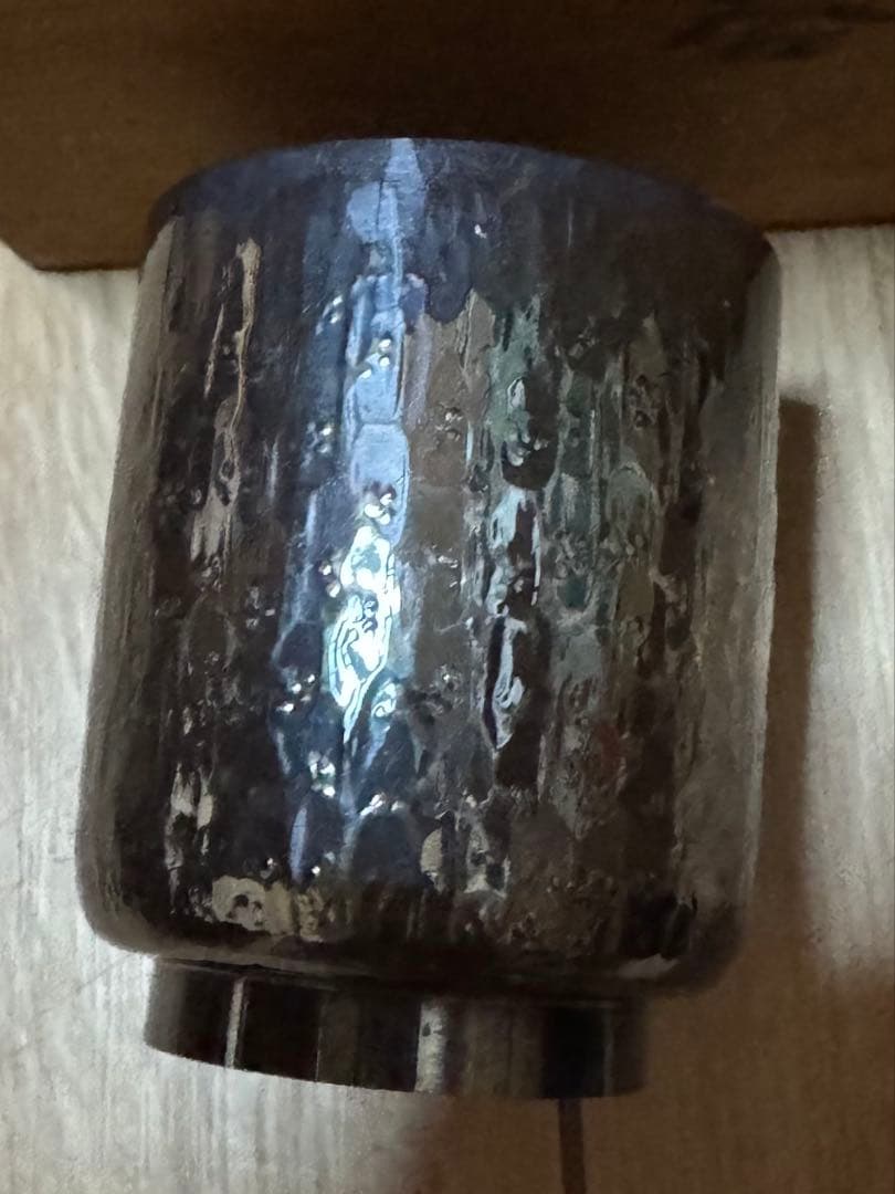 銀製 湯器 お猪口 木箱付き 夫婦湯呑み シルバー アンティーク - メルカリ