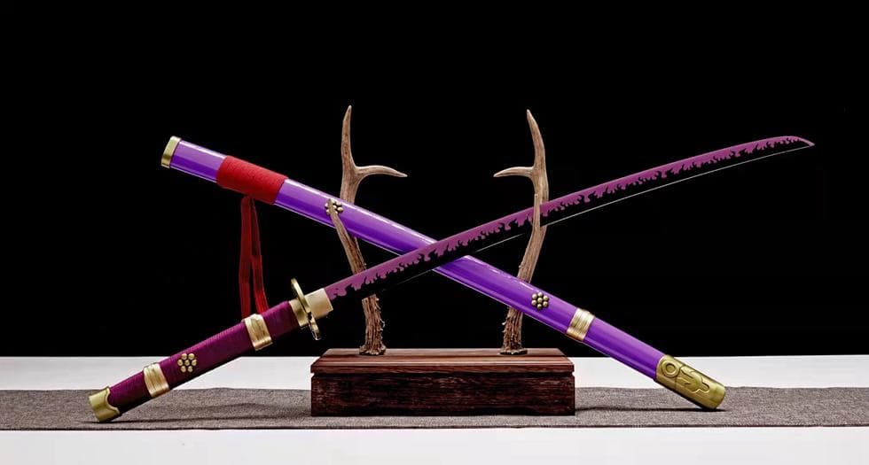 ワンピースシリーズ紫閻魔 日本刀 模造刀 居合刀
