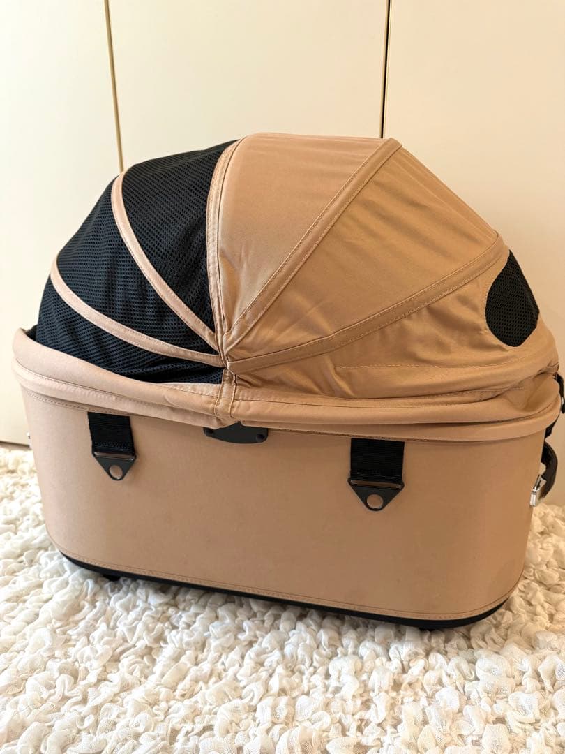 エアバギー ドーム3 コットラージツイルモカ生産終了カラーバスケット付き エアバギー ドーム3 コットラージツイルモカ生産終了カラーバスケット