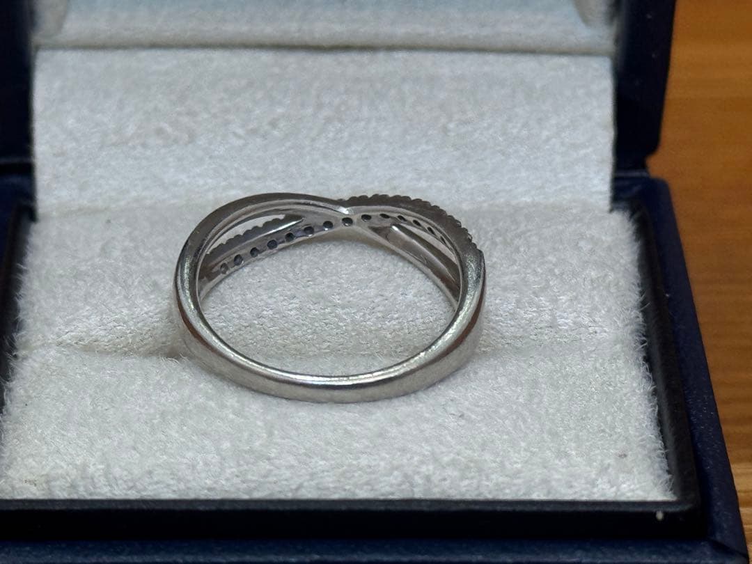 ヴァンドーム青山 プラチナ ダイヤモンド リング インフィニティデザイン／11号