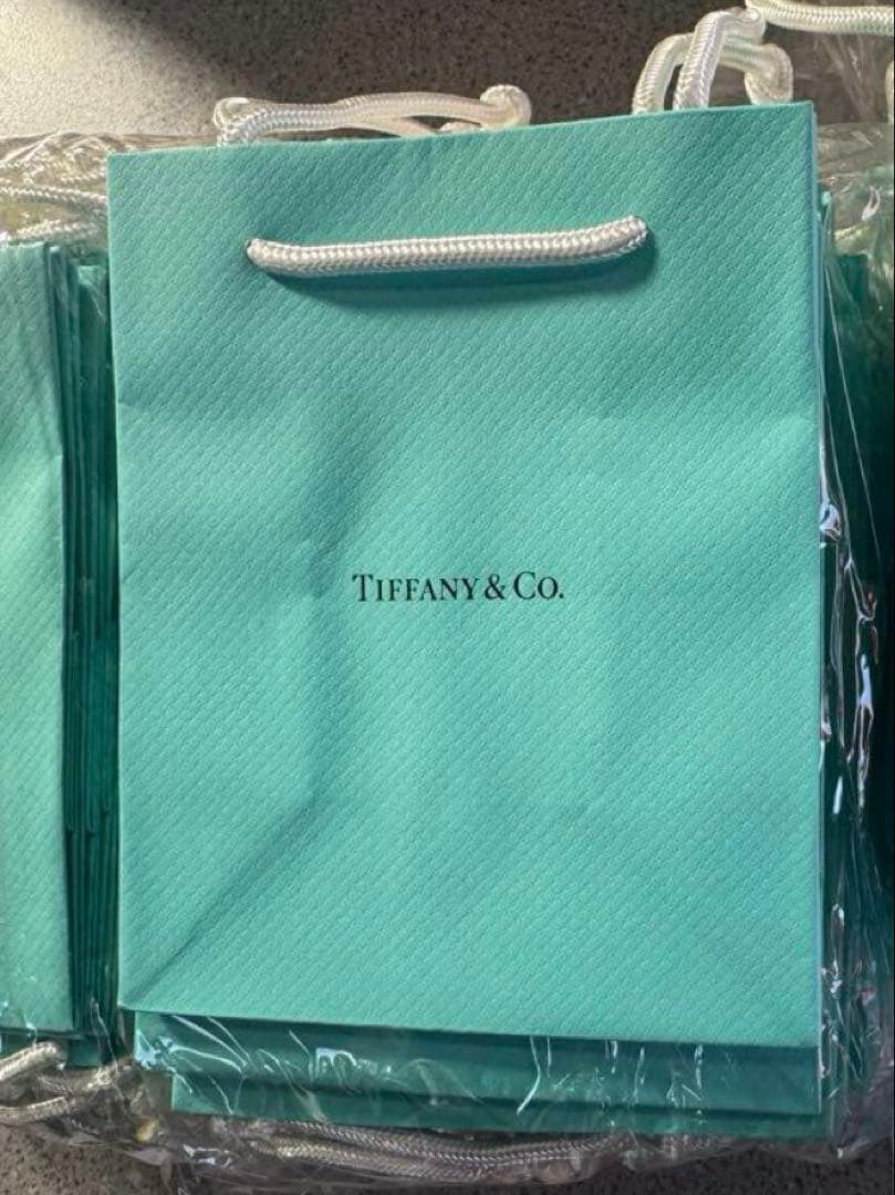 現行品Tiffanyティファニー ミニショッパー紙袋 ショップ袋100枚