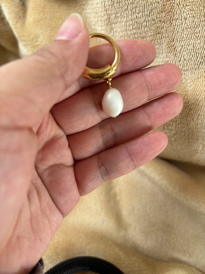 Chloé クロエ darcey パールリング 7号 ゴールド