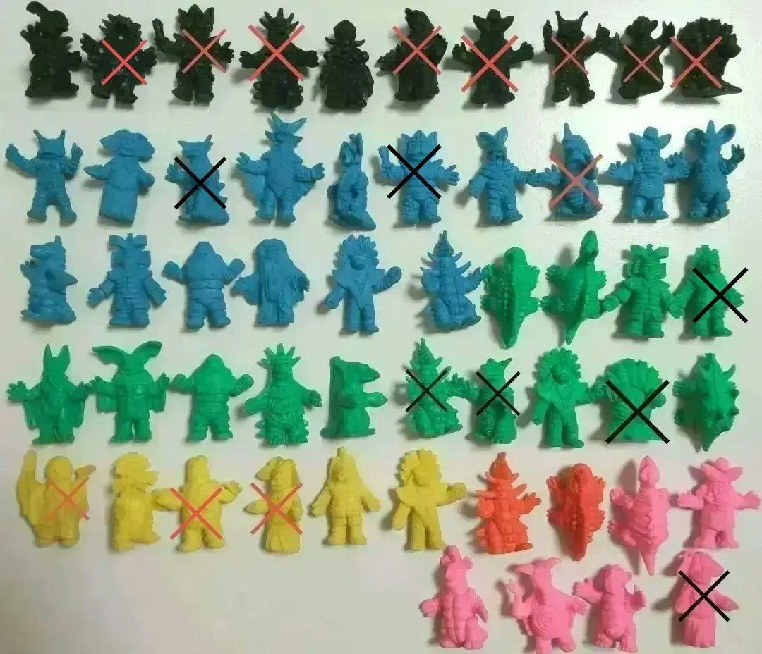 画像６枚★コレクション含　ウルトラマン怪獣消しゴム　ポピー７期前半　※バラ売り可