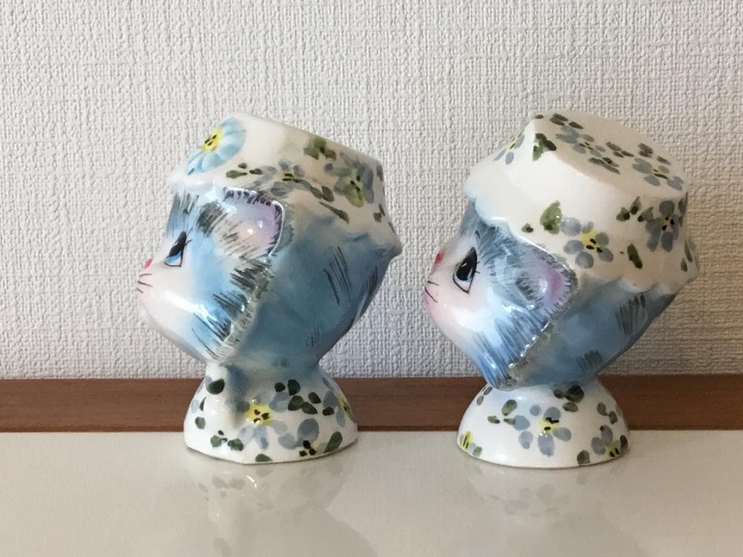 美品 レフトン ミス プリス キティ キャット ソルト＆ペッパー