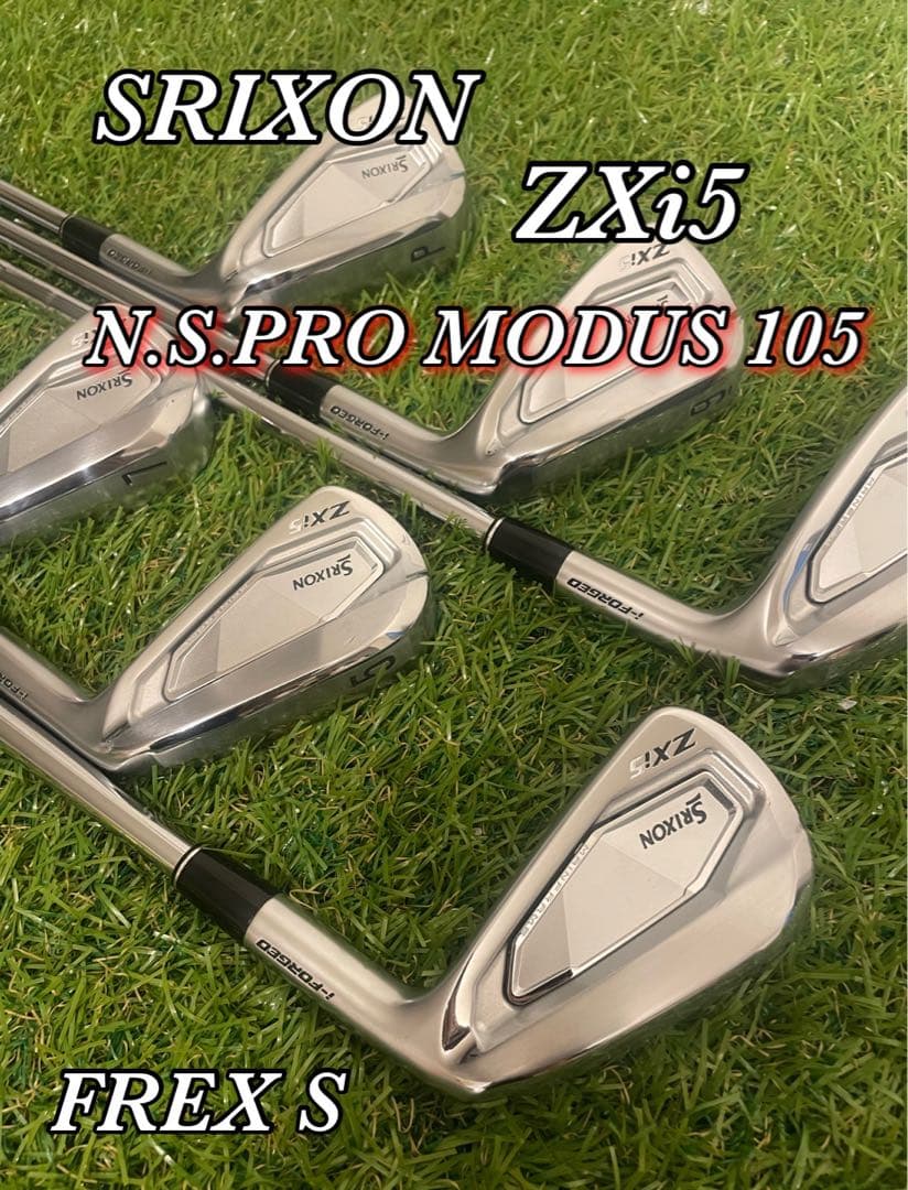 スリクソン ZXi5 MODUS3 TOUR105 S 6本 アイアンセット