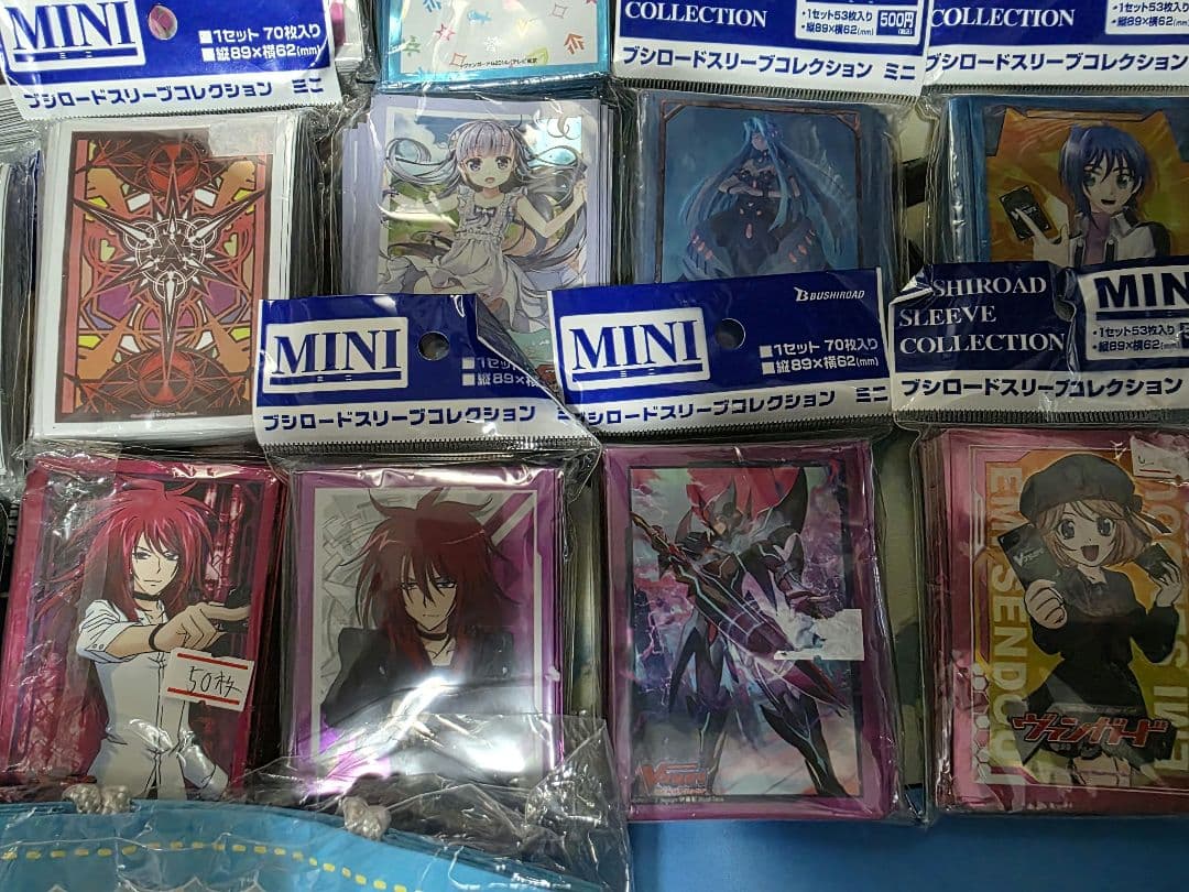 ヴァンガード未開封スリーブセットパワーカウンター赤※一部開封済有