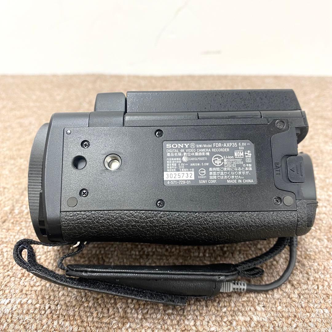 美品 SONY FDR-AXP35 4Kビデオカメラ レコーダー プロジェクター