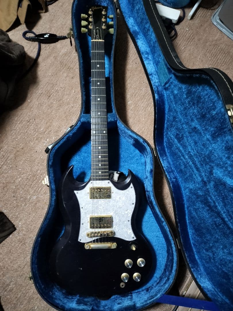 【値下要相談】GibsonギブソンUSA　SGリミテッドエディションエボニー指板