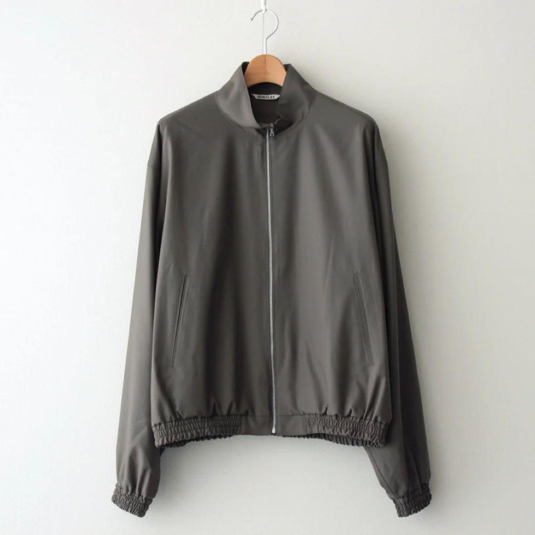 SUPER FINE TROPICAL WOOL ZIP BLOUSON