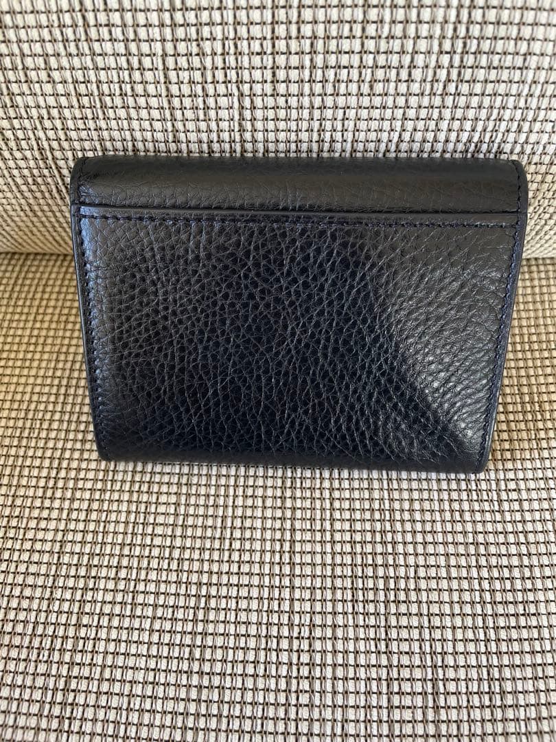 最終再お値下げ中！ HIROFU レザー製 二つ折り財布 ネイビー