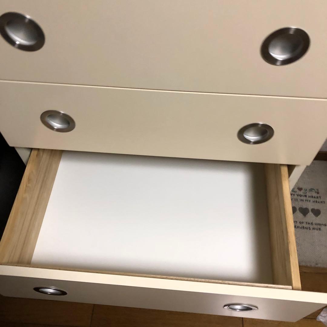 B038 レグナテック 6段 ハイチェスト タンス ベビー（ホワイト） 公式