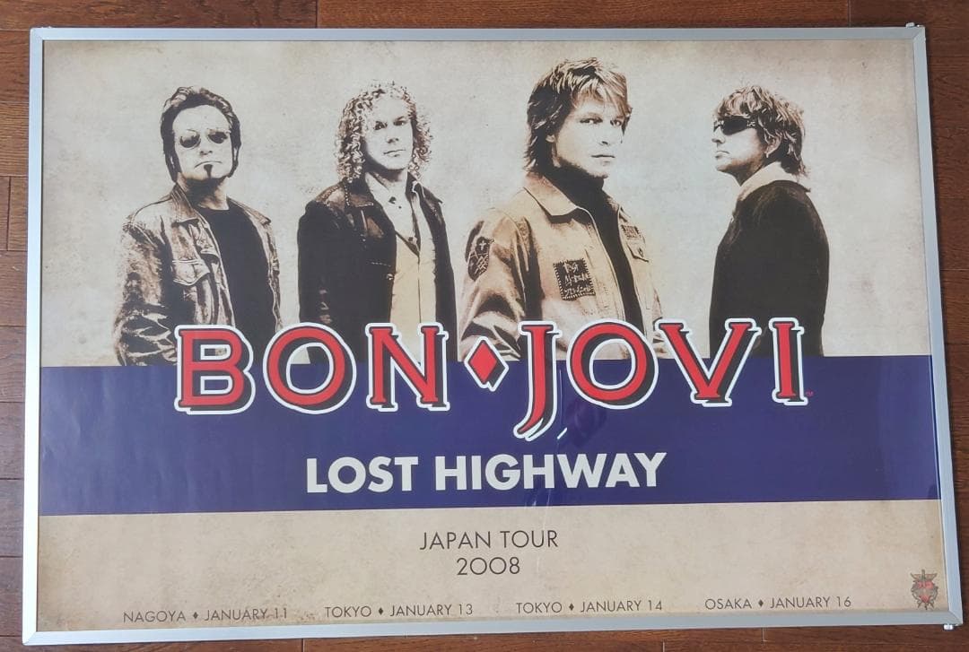 BON JOVI LOST HIGHWAY ジャパンツアー ポスター