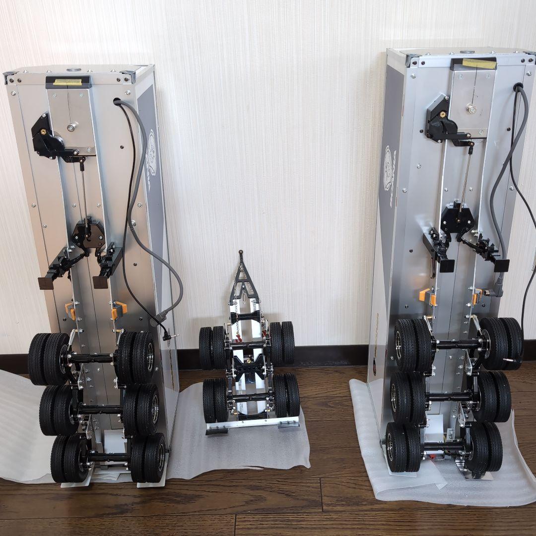 タミヤスカニア ダブルス大型トレーラー LEDキャブサスとリーフサス