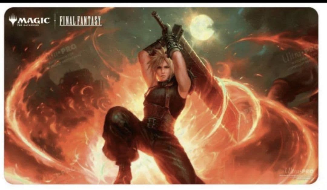 mtg 超稀少 公式サプライ セフィロス クラウド プレイマット 2個セット