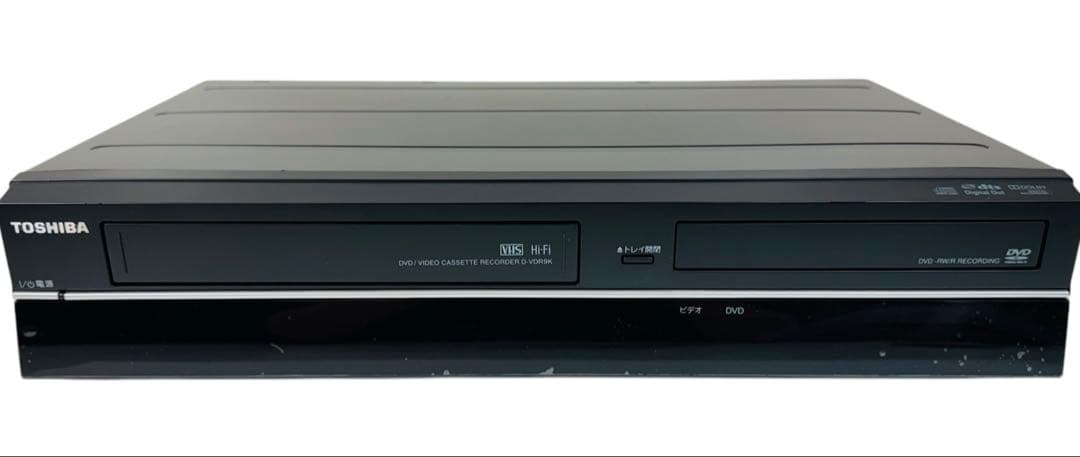 TOSHIBA ダビング機能搭載 VHS一体型 DVDレコーダー D-VDR9K