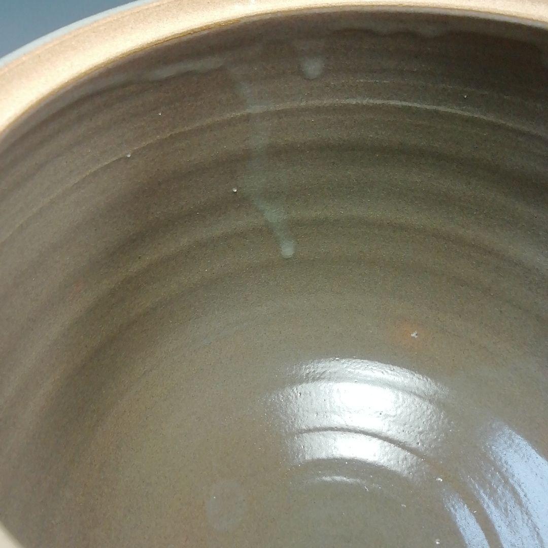 Ｓ７８１　水指　『唐草　中葉』『黃仁哲』　共箱　茶道具