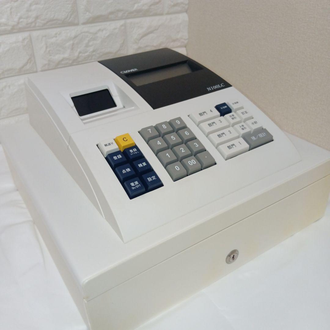 レジスター クローバー電子 CLOVER　N100LC 店舗用品 【送料無料】